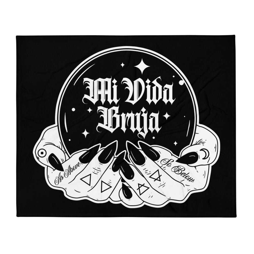 Mi Vida Bruja Throw Blanket